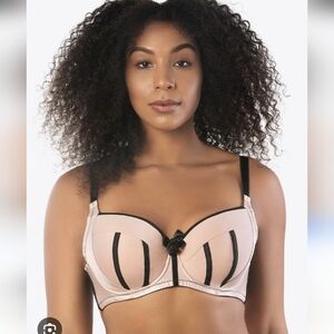 Parfait Charlotte Balconette Bra Cameo And Black Size 38 H